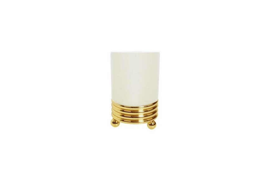 Настольный стакан для зубных щеток HERMITAGE GOLD – фото