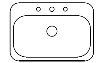 Раковина ROMBO DROP