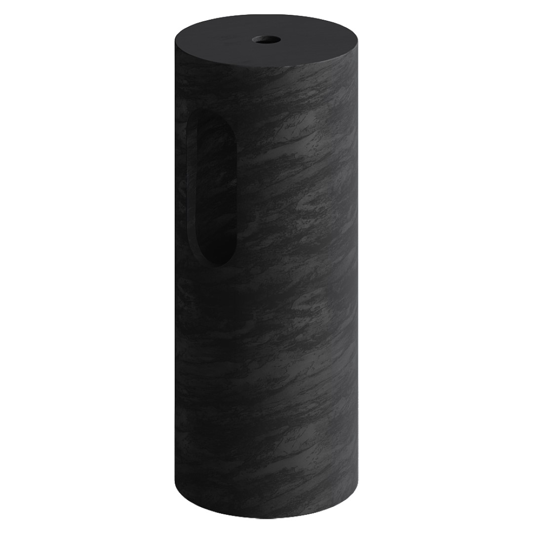 Пьедестал для раковины Corian 300*720 Black Wood – фото