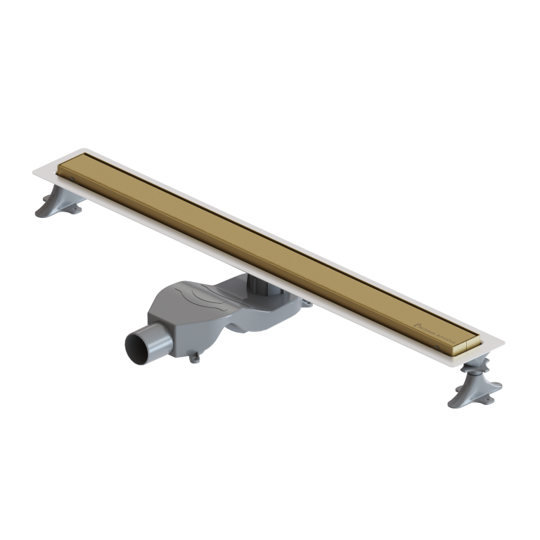 Душевой лоток Premium Linear 80см, нерж.сталь МАТ. ЗОЛОТО  DP 080 21 00 S11 – фото
