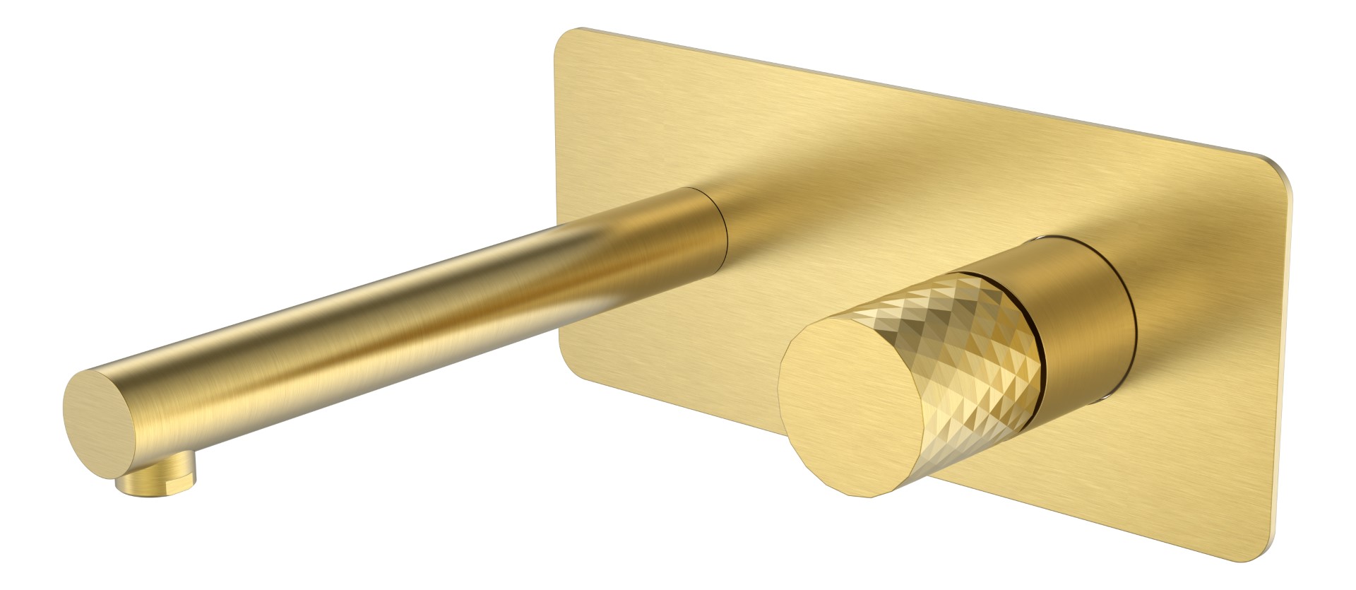 Смеситель STICK из стены Matt Gold DIAMOND – фото