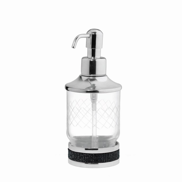 Настольный диспенсер ROYALE CRISTAL BLACK ХРОМ – фото