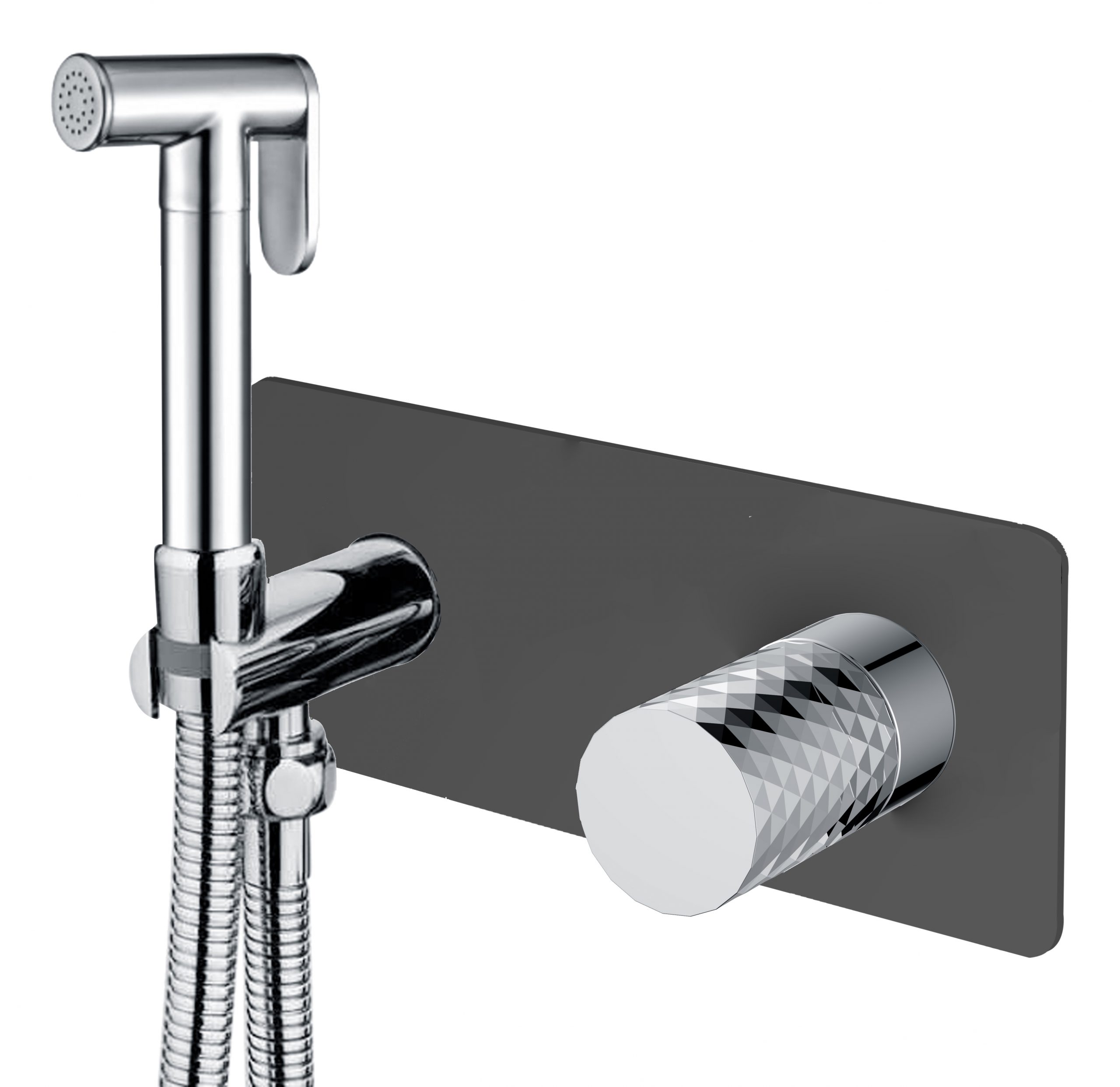 Смеситель гигиенический STICK BLACK DIAMOND CHROME – фото