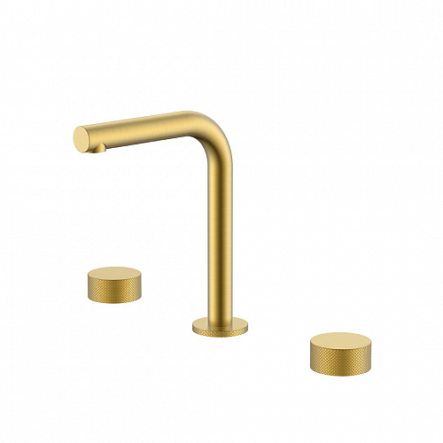 Смеситель на столешницу STICK TOUCH на 3 отв. Matt Gold