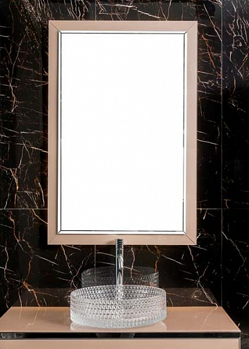 Зеркало Dolce Пыльная Роза 105x70см