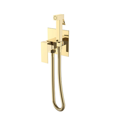 Смеситель гигиенический, QUBIC Gold