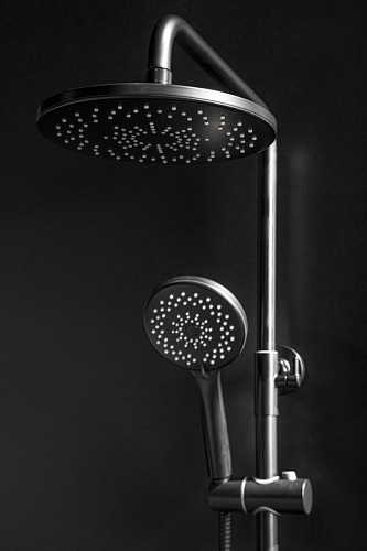 Стойка для душа со смесителем SPECTRE Nickel Brush
