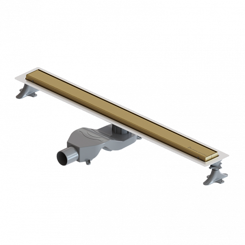 Душевой лоток Premium Linear 80см, нерж.сталь МАТ. ЗОЛОТО  DP 080 21 00 S11