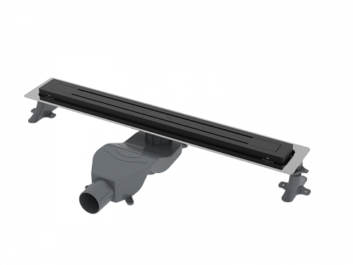 Душевой лоток Premium Trendy 80см, нерж.сталь ЧЕРНЫЙ    DP 080 55 09 S11