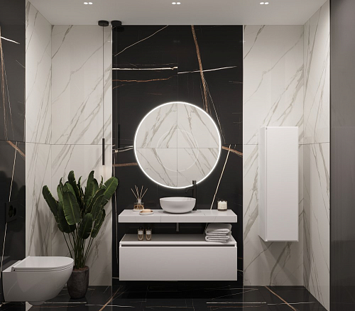 Столешница прямая FLAT CALACATTA 1210*460*70