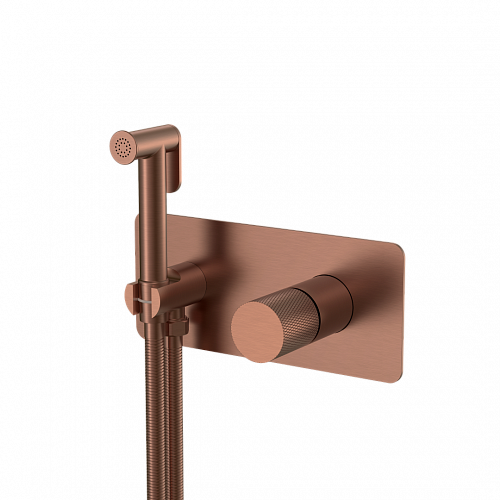 Смеситель гигиенический STICK BRUSHED BRONZE ручка TOUCH