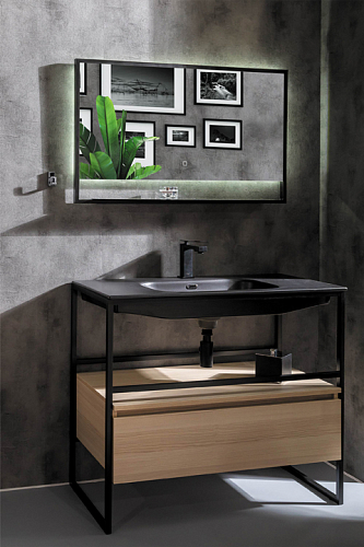 Тумба под консоль LOFT 100 light wood, 1 полка